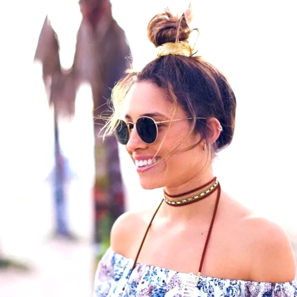 Chloe + Isabel Jewelry - Chloe + Isabel Multiwear Suede & Baguette Head Wrap/Necklace